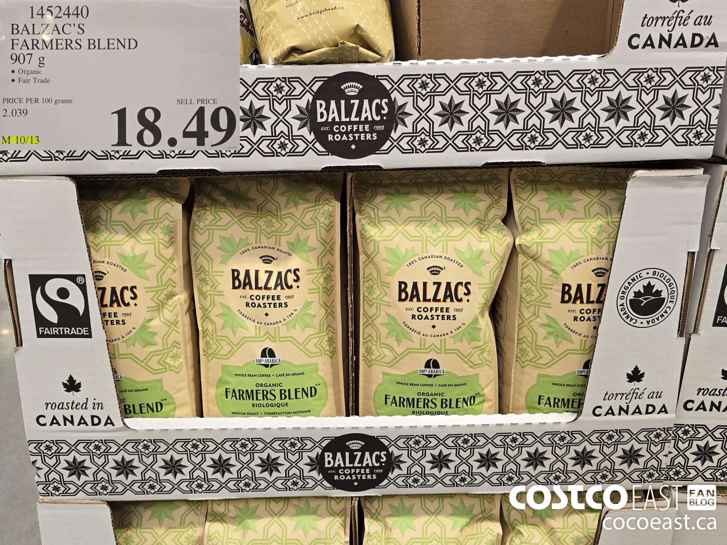 1452440 BALZAC'S FARMERS BLEND 907g $18.49