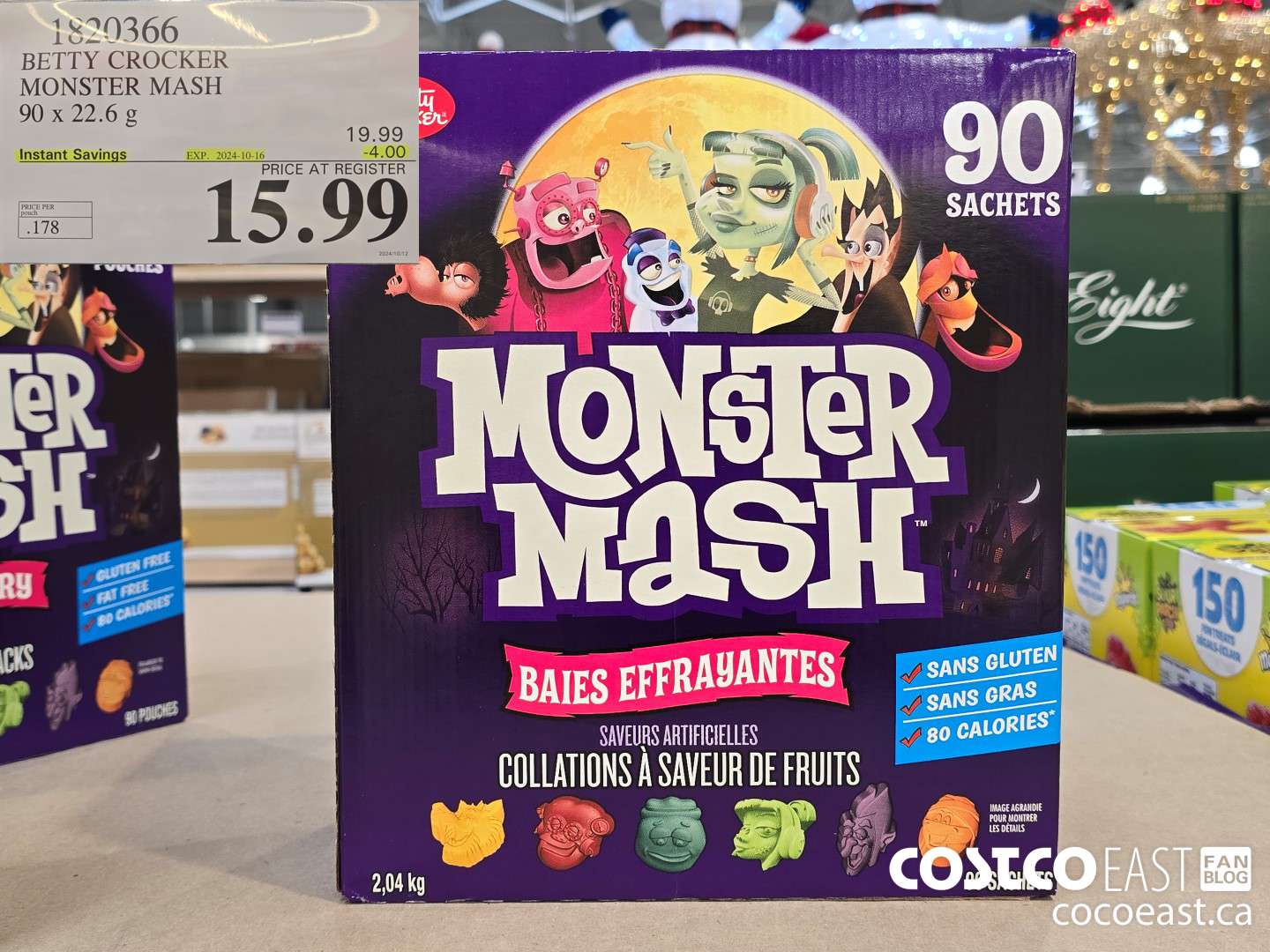 1820366 BETTY CROCKER MONSTER MASH 90 x 22.6 g ($4.00 INSTANT SAVINGS EXPIRES ON 2024-10-16) $15.99