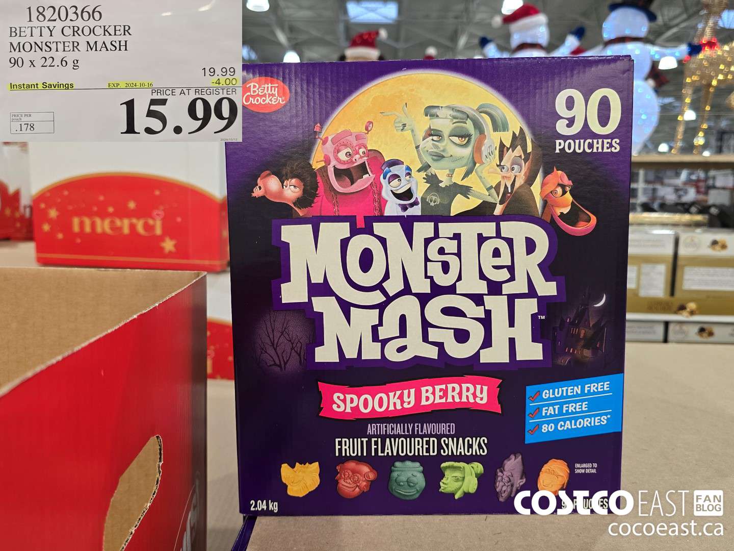 1820366 BETTY CROCKER MONSTER MASH 90 x 22.6 g ($4.00 INSTANT SAVINGS EXPIRES ON 2024-10-16) $15.99