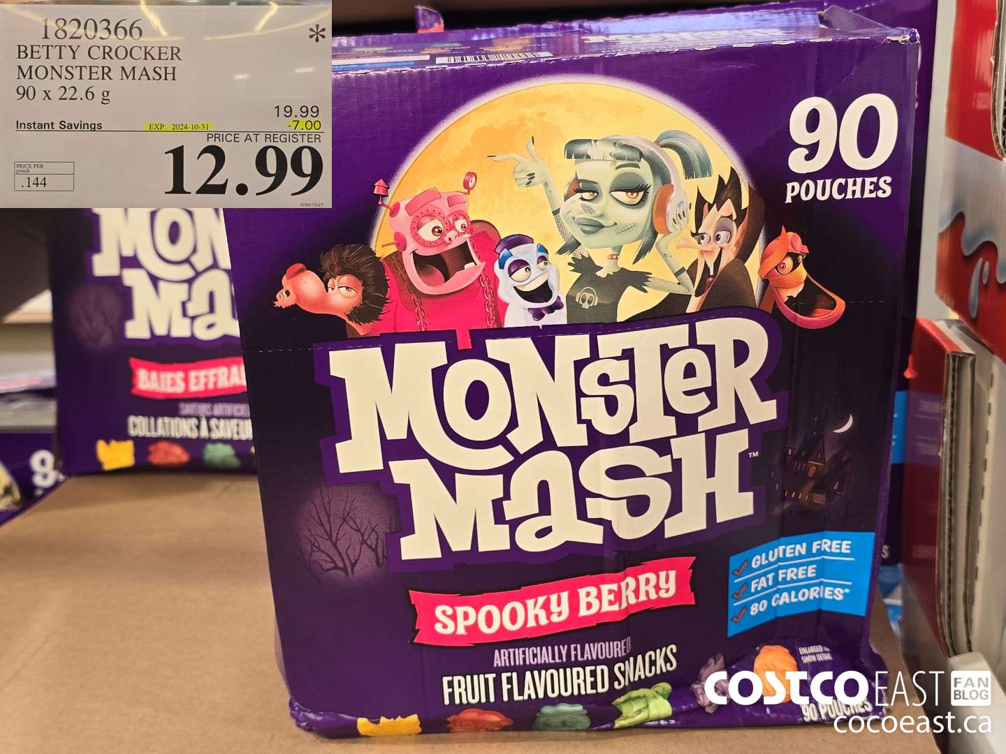 1820366 BETTY CROCKER MONSTER MASH 90 x 22.6 g ($7.00 INSTANT SAVINGS EXPIRES ON 2024-10-31) $12.99
