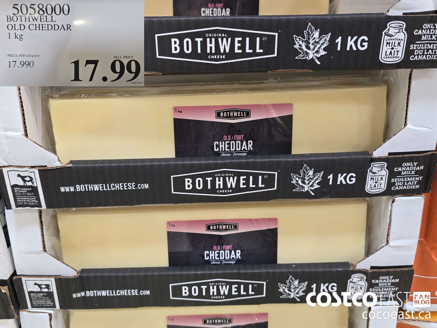 5058000 BOTHWELL OLD CHEDDAR 1kg  $17.99