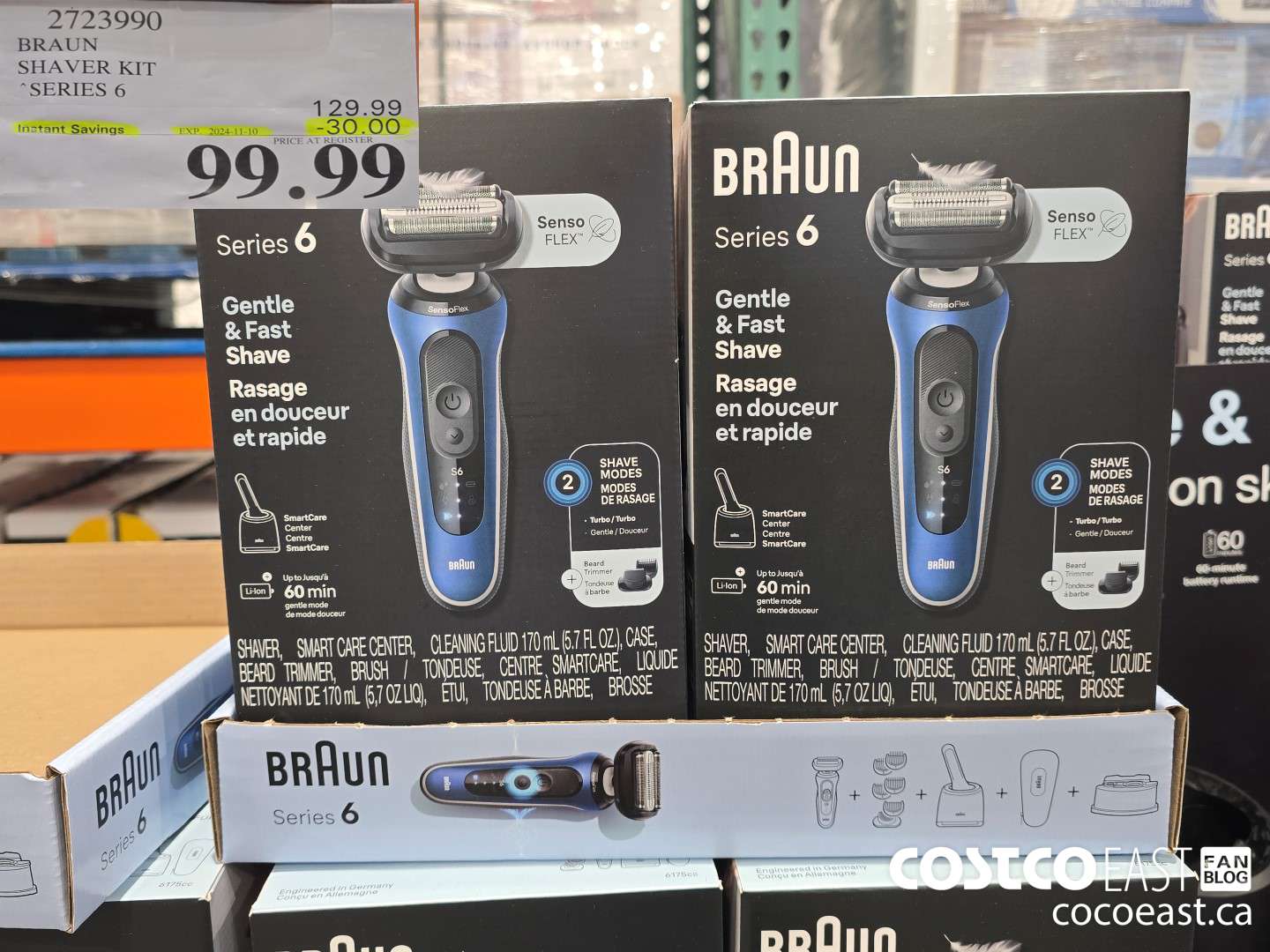 2723990 BRAUN SHAVER KIT SERIES 6 ($30.00 INSTANT SAVINGS EXPIRES ON 2024-11-10) $99.99