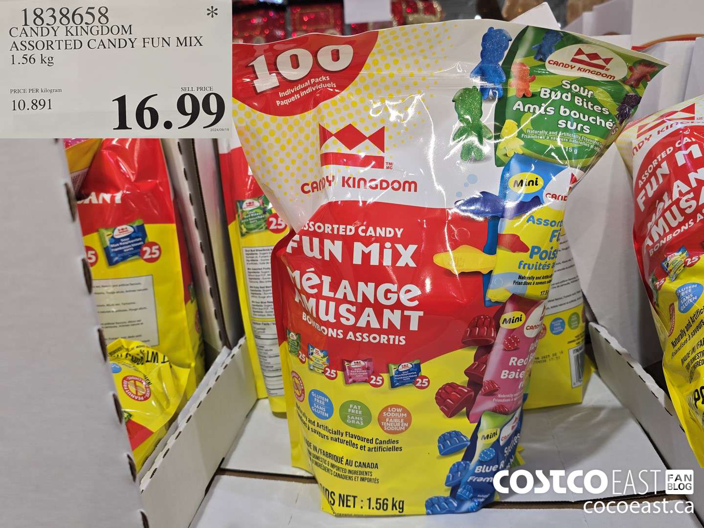 1838658 CANDY KINGDOM ASSORTED CANDY FUN MIX 1.56 kg $16.99