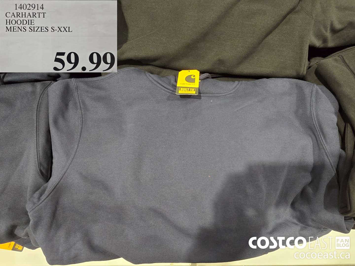 1402914 CARHARTT HOODIE MENS SIZES S-XXL $59.99