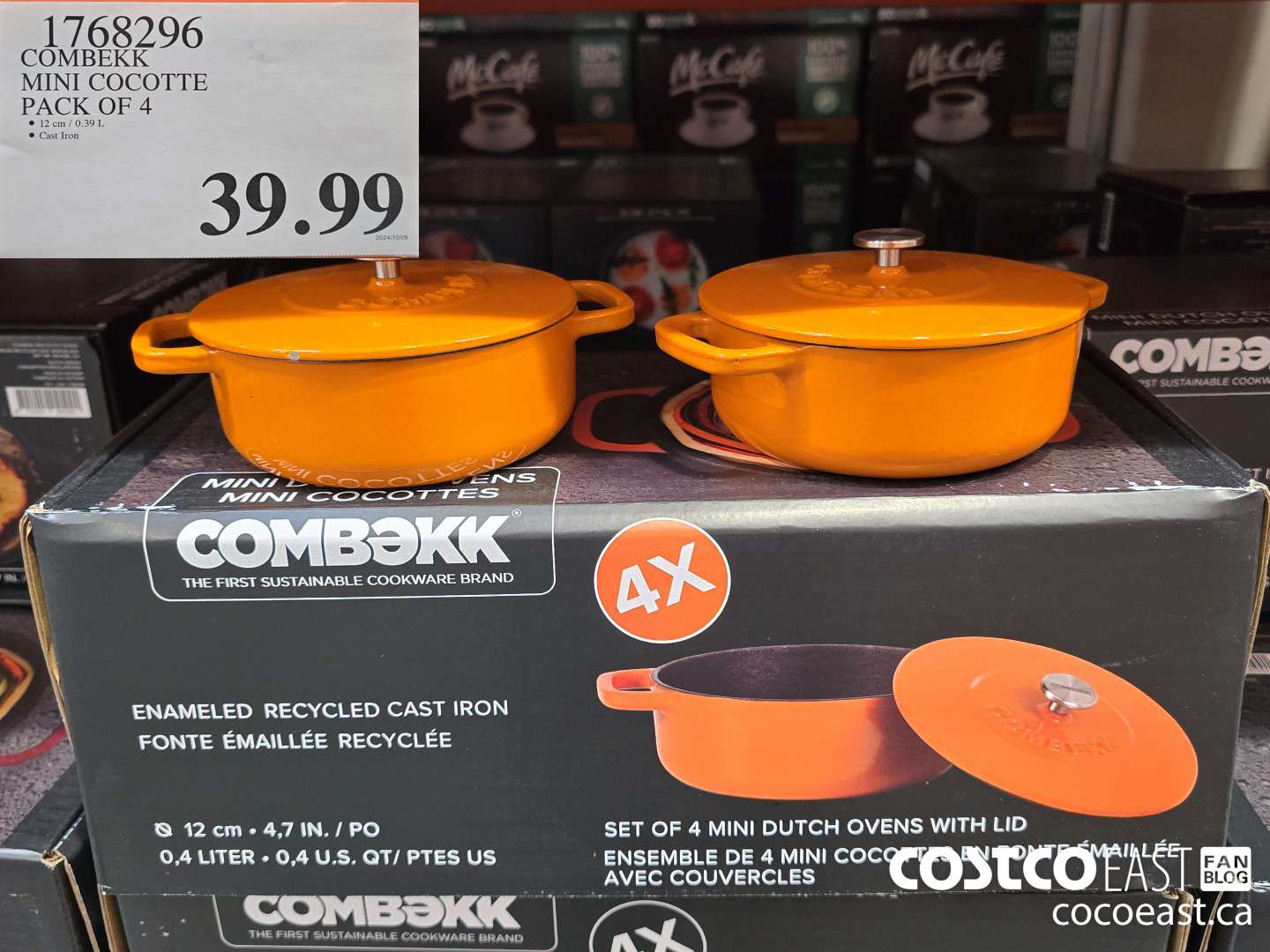 1768296 COMBEKK MINI COCOTTE pack of 4 $39.99