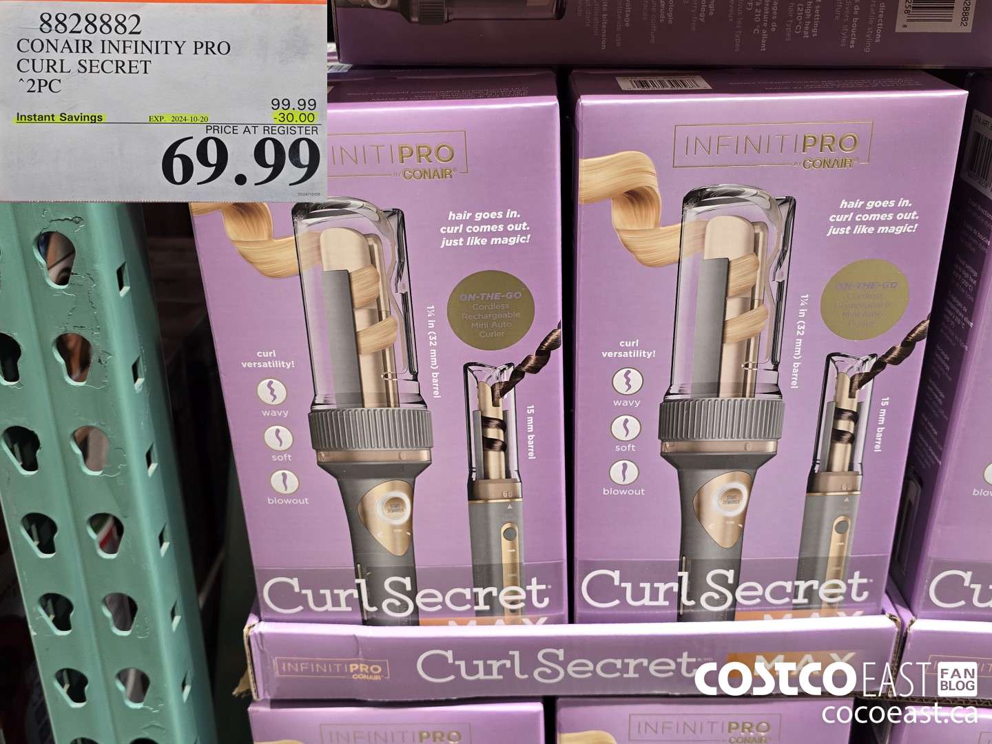 8828882 CONAIR INFINITY PRO CURL SECRET 2PC ($30.00 INSTANT SAVINGS EXPIRES ON 2024-10-20) $69.99