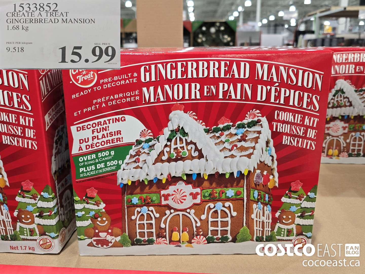1533852 CREATE A TREAT GINGERBREAD HOUSE 1.68 KG $15.99
