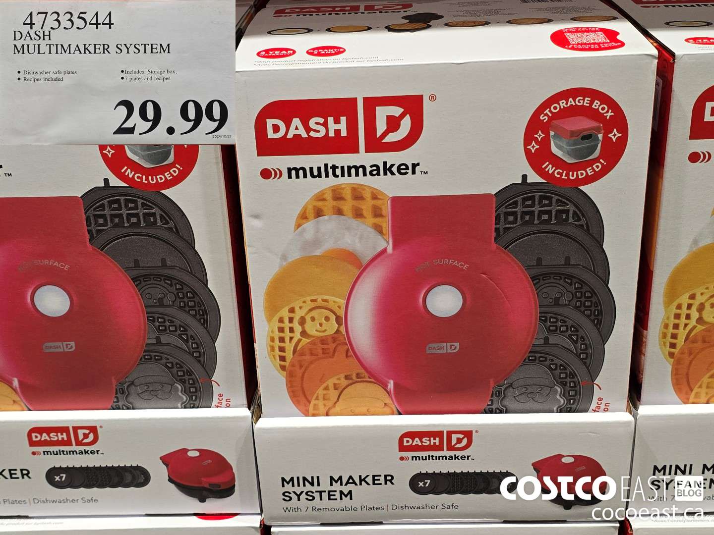 4733544 DASH MULTIMAKER SYSTEM $29.99