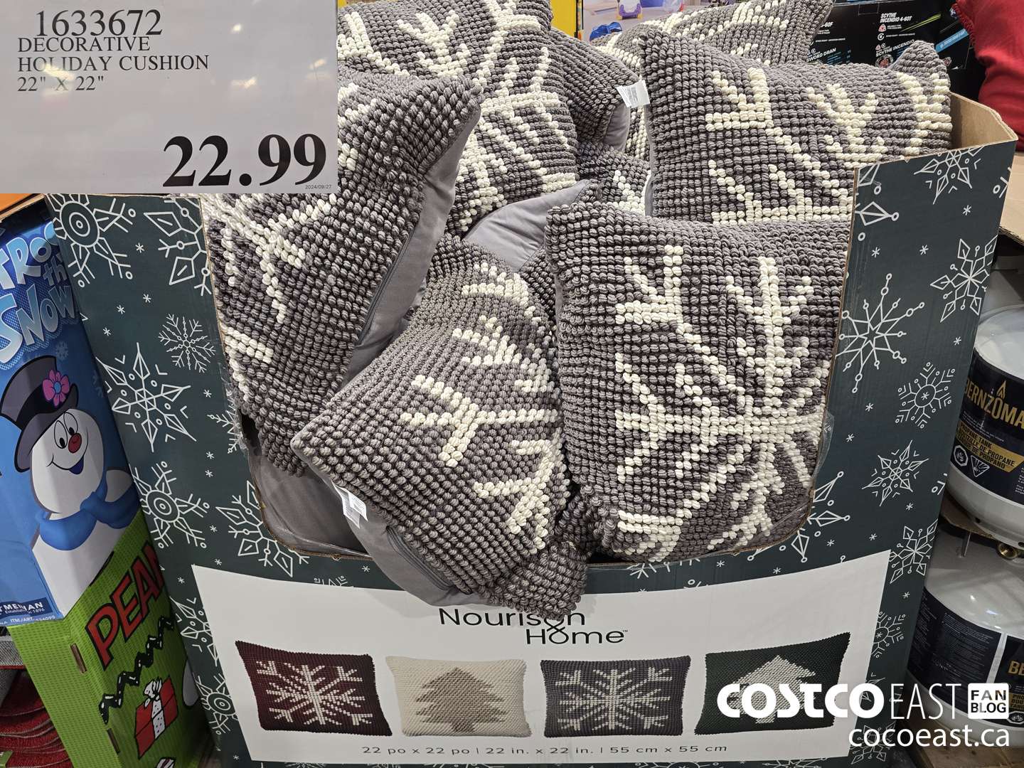 1633672 DECORATIVE HOLIDAY CUSHION 22