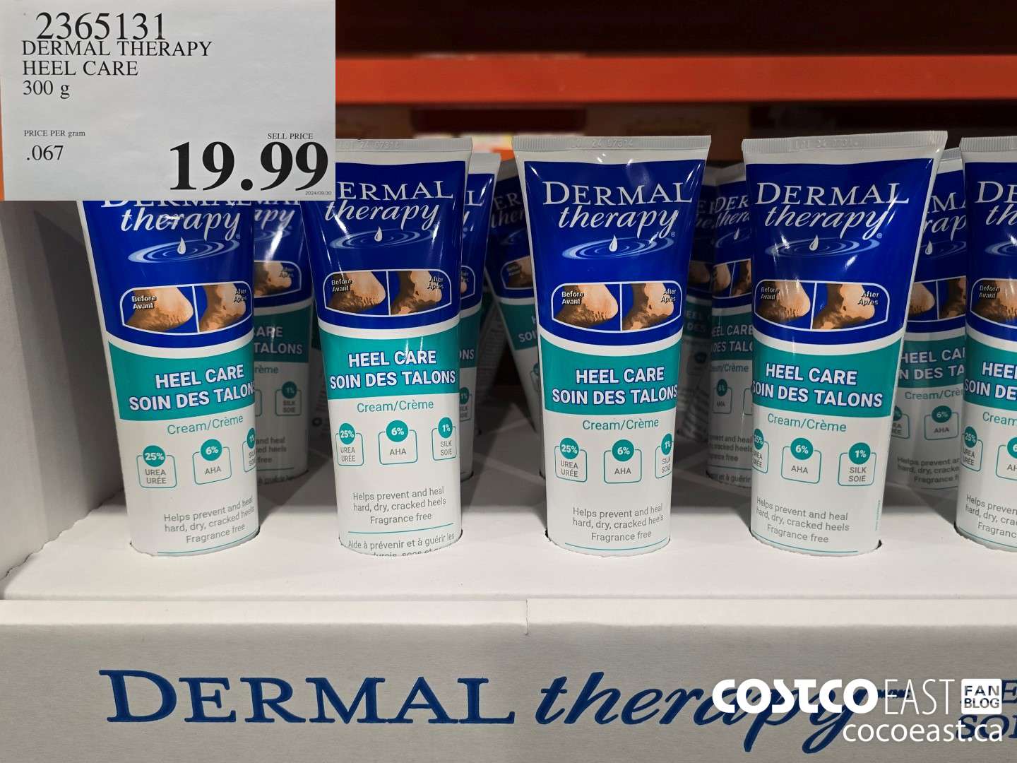 2365131 DERMAL THERAPY HEEL CARE 300 G $19.99