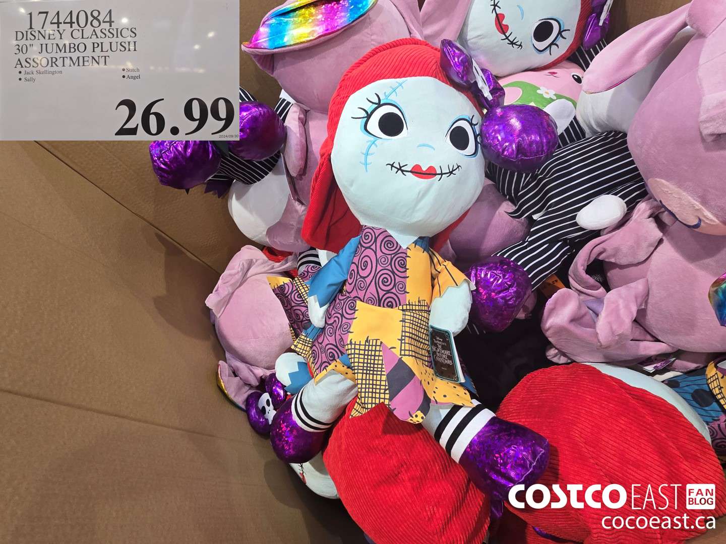 1744084 DISNEY 100 JUMBO PLUSH ASSORTMENT $26.99