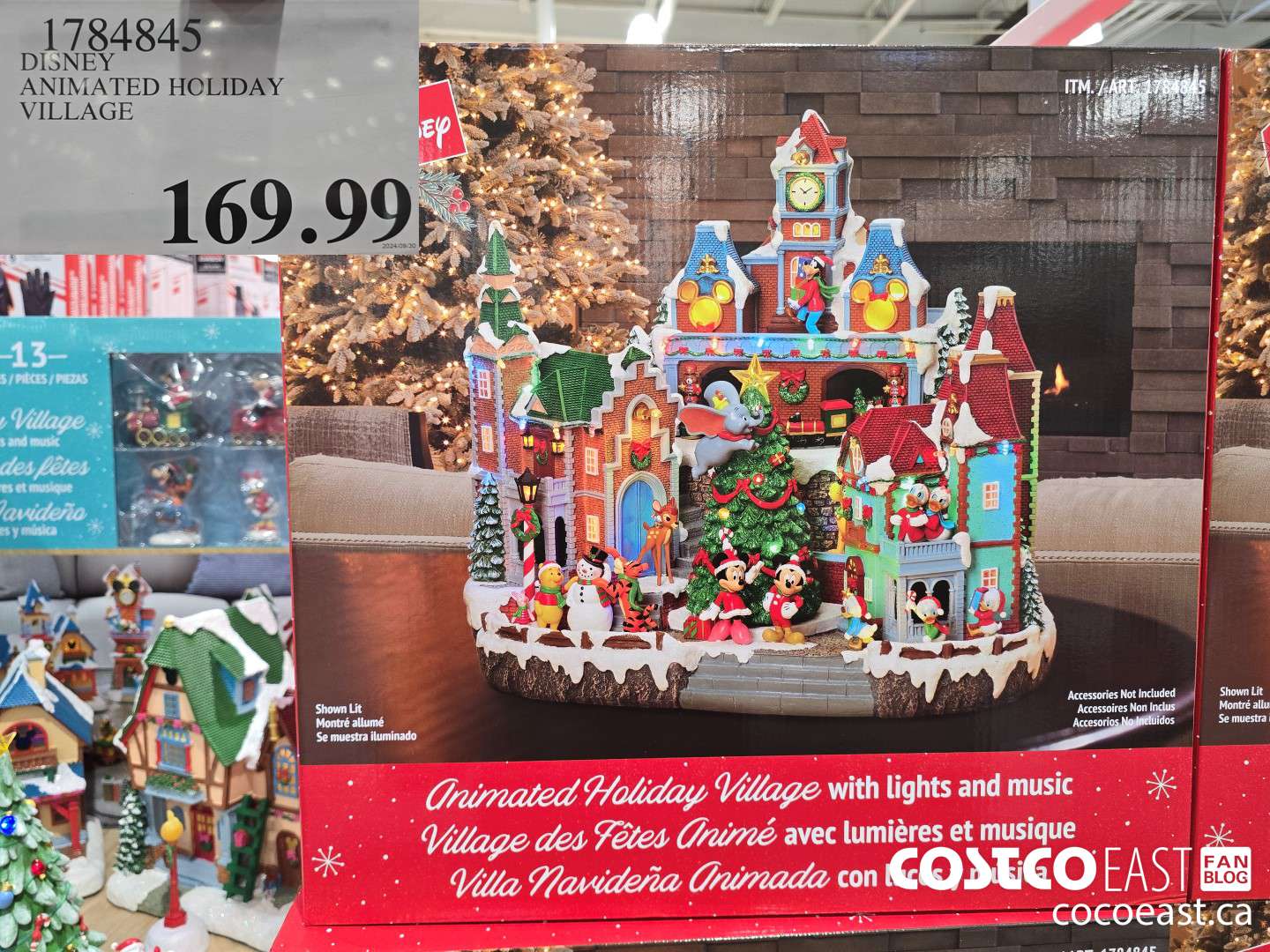 1784845 DISNEY ANIMATED HOLIDAY VILLAGE $169.99