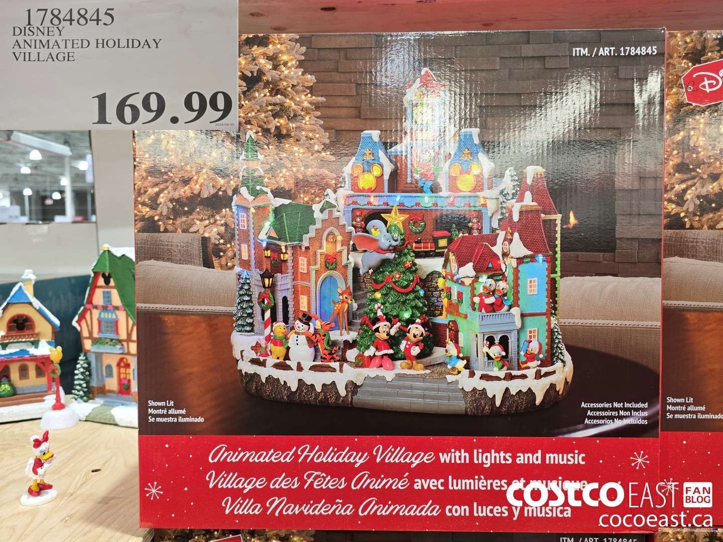 1784845 DISNEY ANIMATED HOLIDAY VILLAGE $169.99