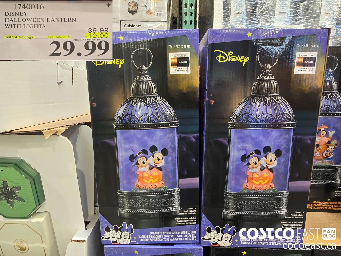 1740016 DISNEY HALLOWEEN LANTERN WITH LIGHTS  ($10.00 INSTANT SAVINGS EXPIRES ON 2024-10-13) $29.99