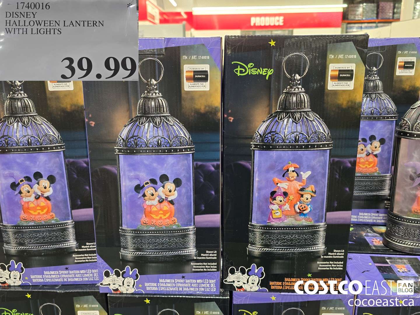 1740016 DISNEY HALLOWEEN LANTERN WITH LIGHTS  $39.99