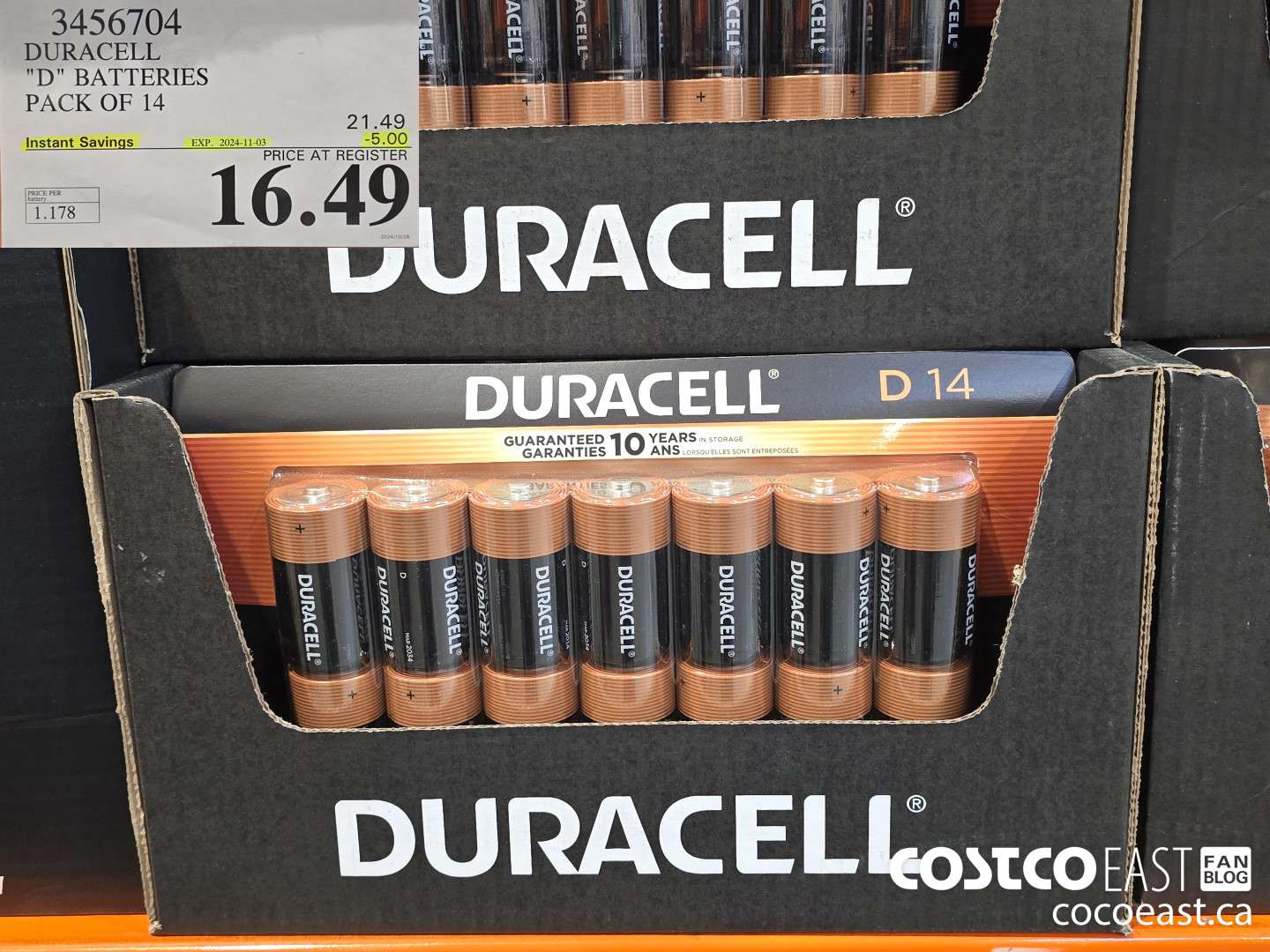 3456704 DURACELL 