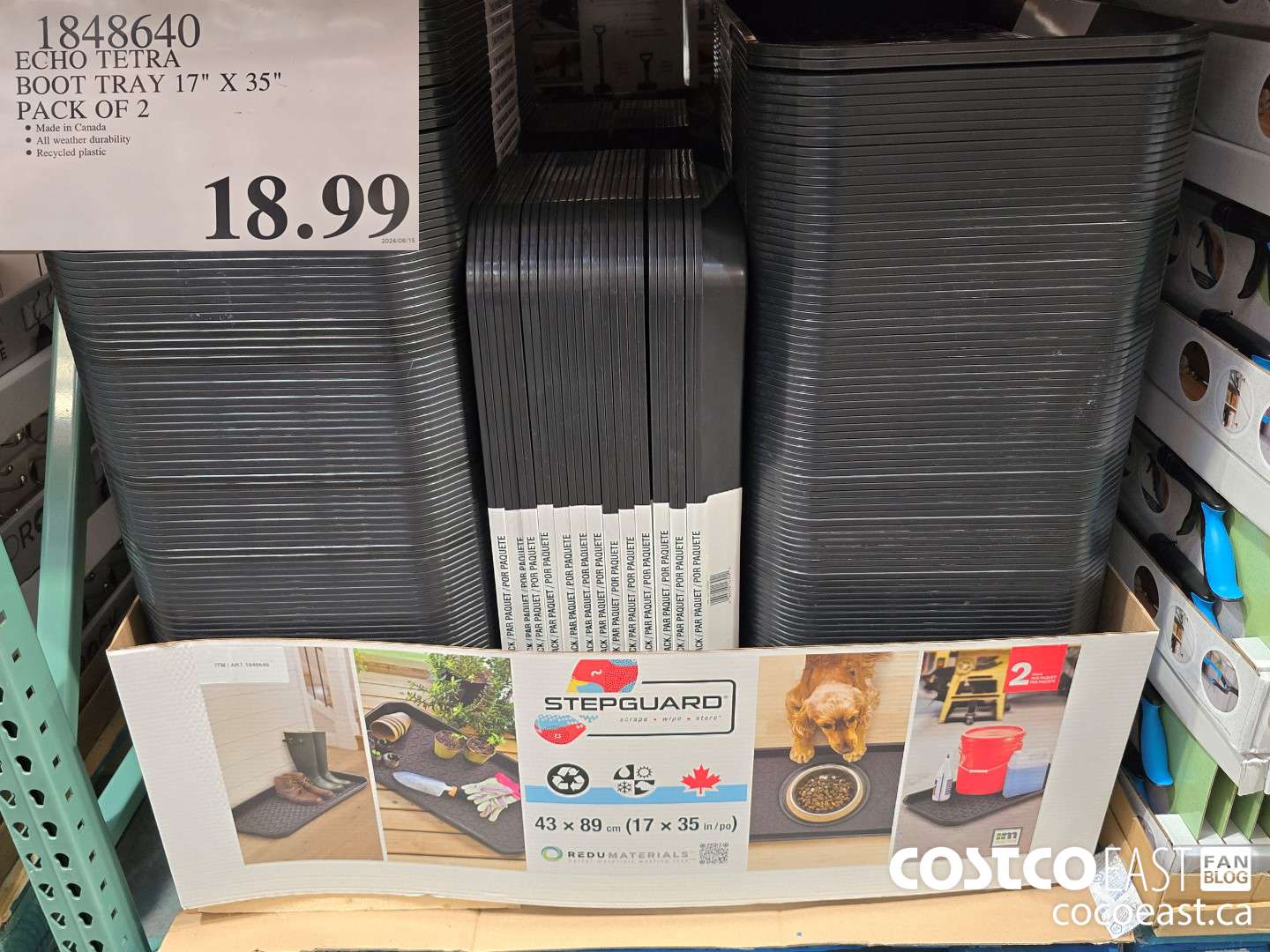 1848640 ECHO TETRA BOOT TRAY 17