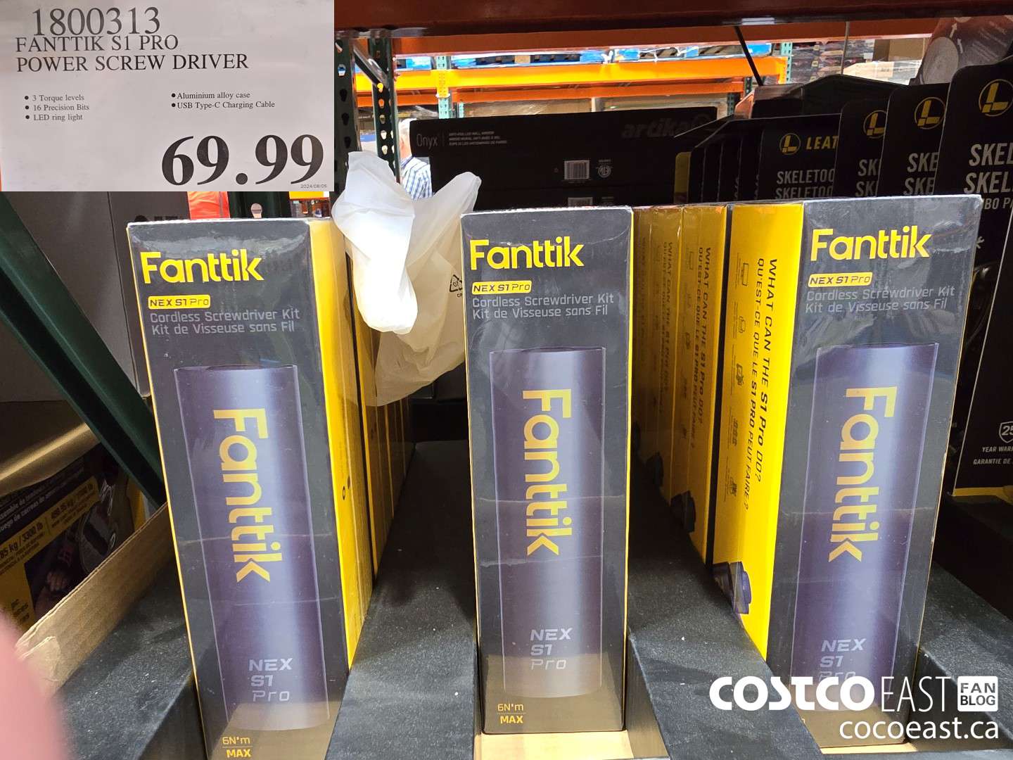 1800313 FANTTIK S1 PRO POWER SCREW DRIVER $69.99