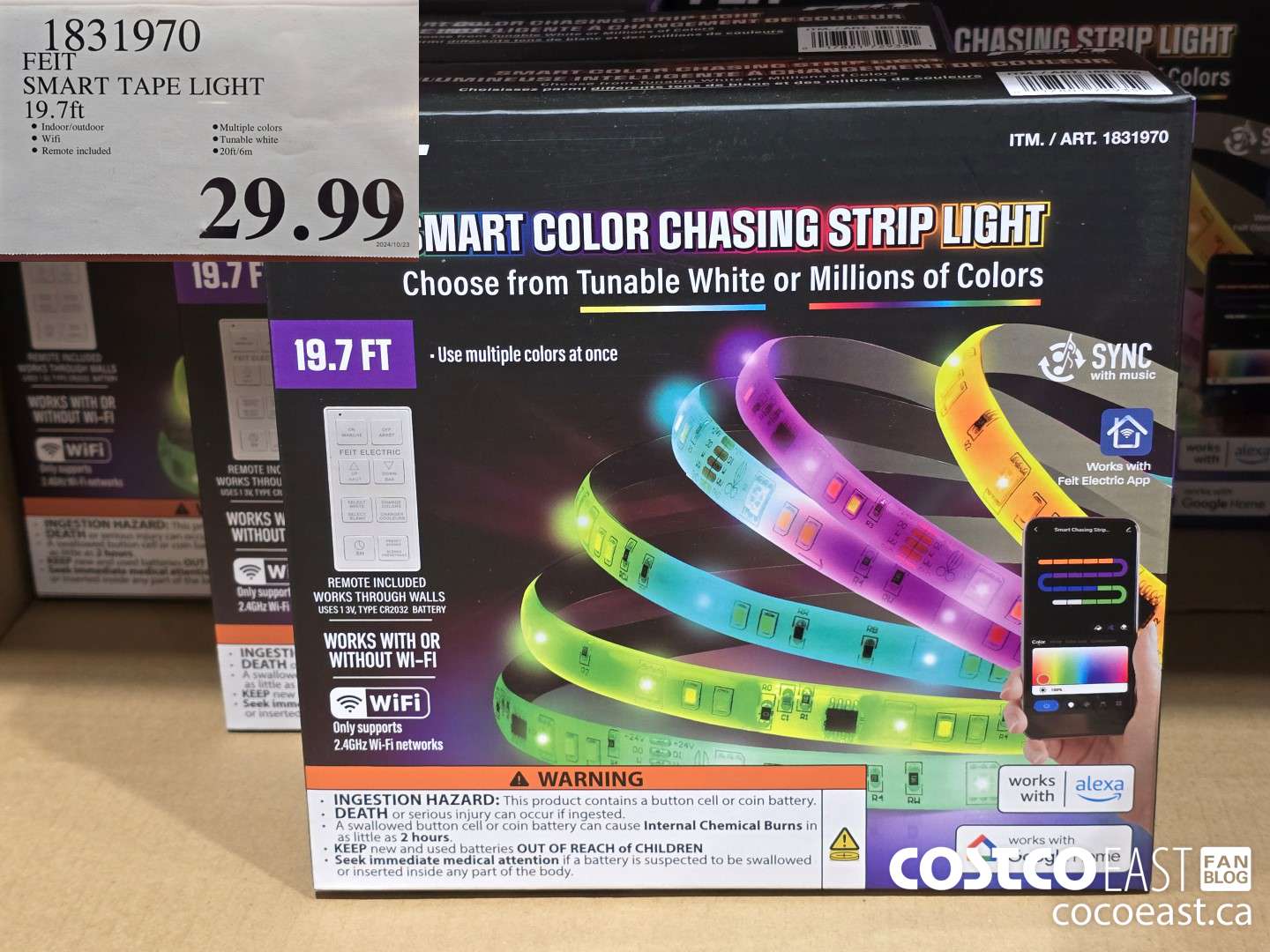 1831970 FEIT SMART TAPE LIGHT 19.7ft $29.99