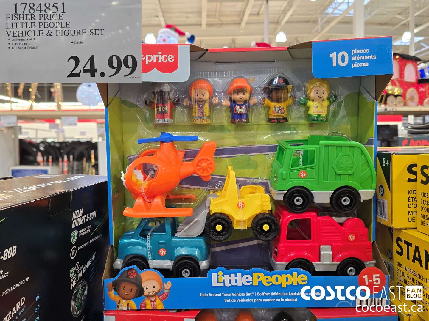 1784851 FISHER PRICE LITTLE PEOPLE VEHICLE & FIGURE SET $24.99