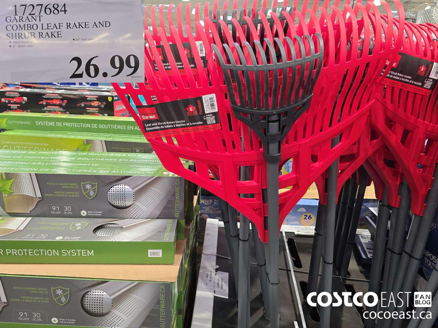 1727684 GARANT COMBO LEAF RAKE AND SHRUB RAKE $26.99