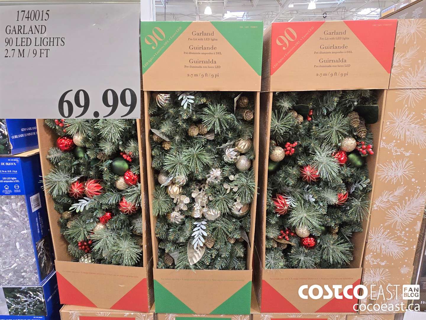 1740015 GARLAND 90 LED LIGHTS 2.7M / 9FT $69.99