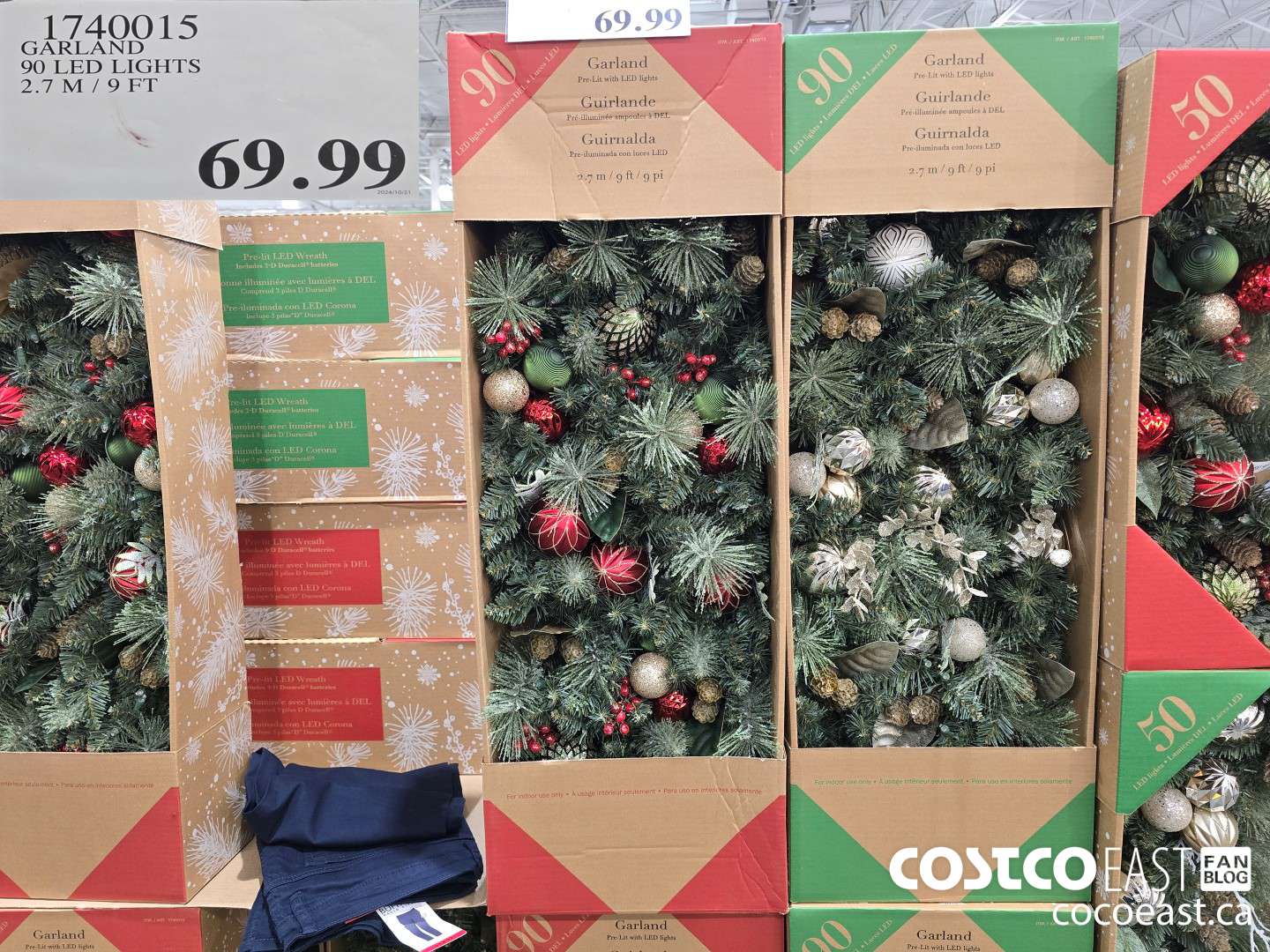 1740015 GARLAND 90 LED LIGHTS 2.7M / 9FT $69.99