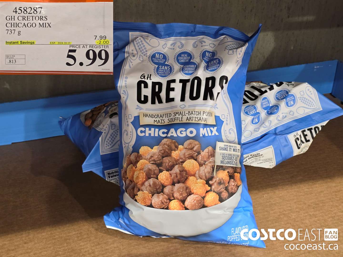 458287 GH CRETOR'S CHICAGO MIX 737 g ($2.00 INSTANT SAVINGS EXPIRES ON 2024-10-13) $5.99