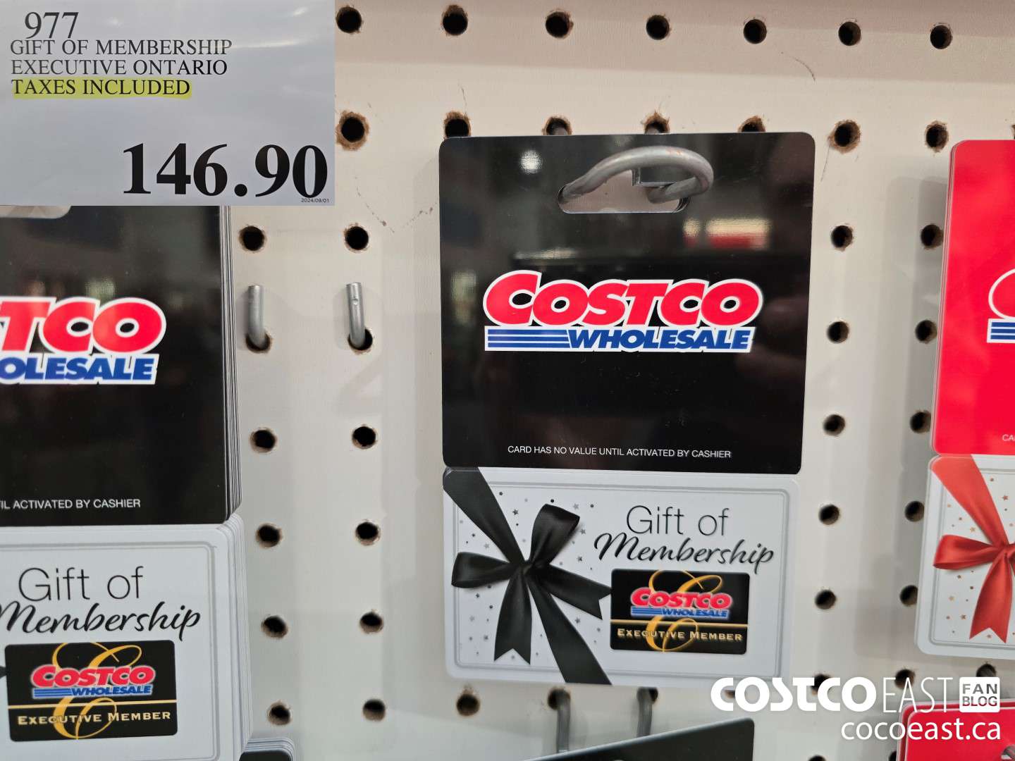 977 GIFT OF MEMBERSHIP EXECUTIVE ONTARIO TAXES INCLUDED $146.90