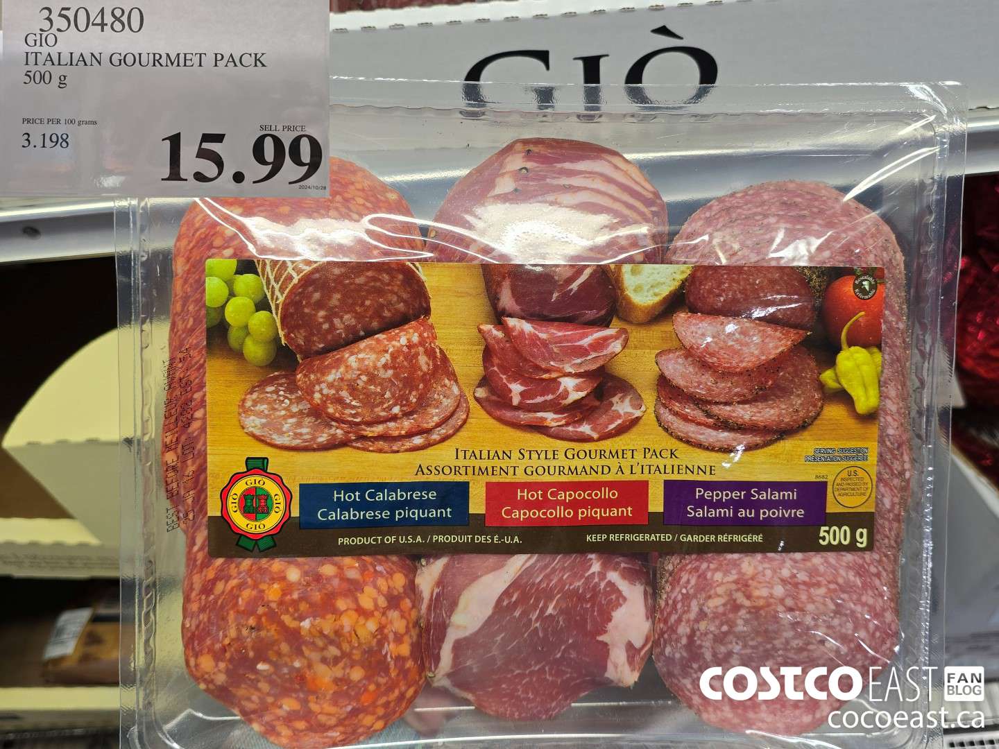350480 GIO ITALIAN GOURMET PACK 500 g $15.99