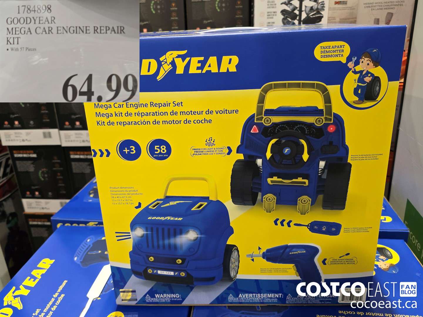 1784898 GOODYEAR MEGA CAR ENGINE REPAIR KIT ‘7 Preoes  $64.99