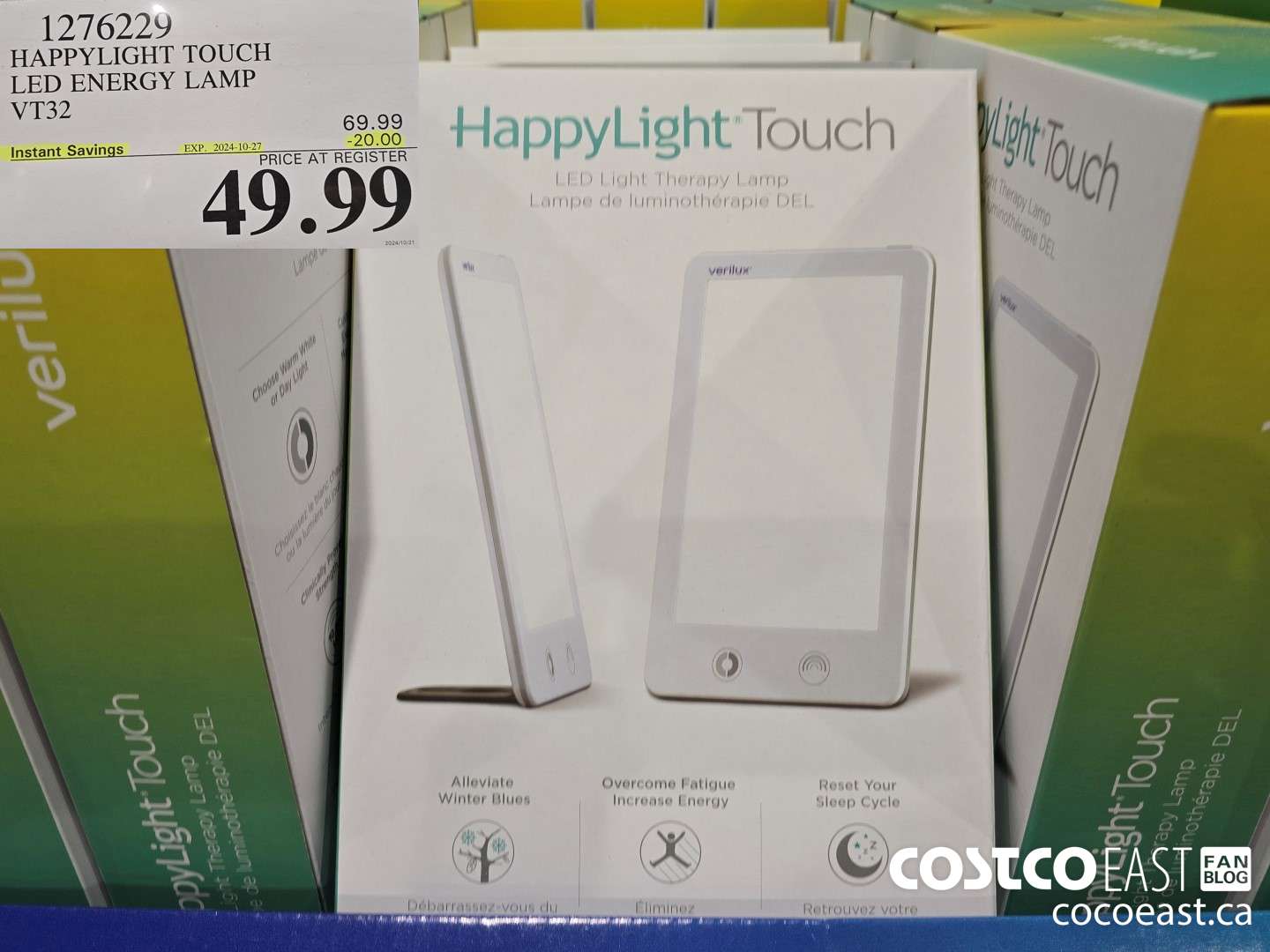 1276229 HAPPYLIGHT TOUCH LED ENERGY LAMP VT32 ($20.00 INSTANT SAVINGS EXPIRES ON 2024-10-27) $49.99