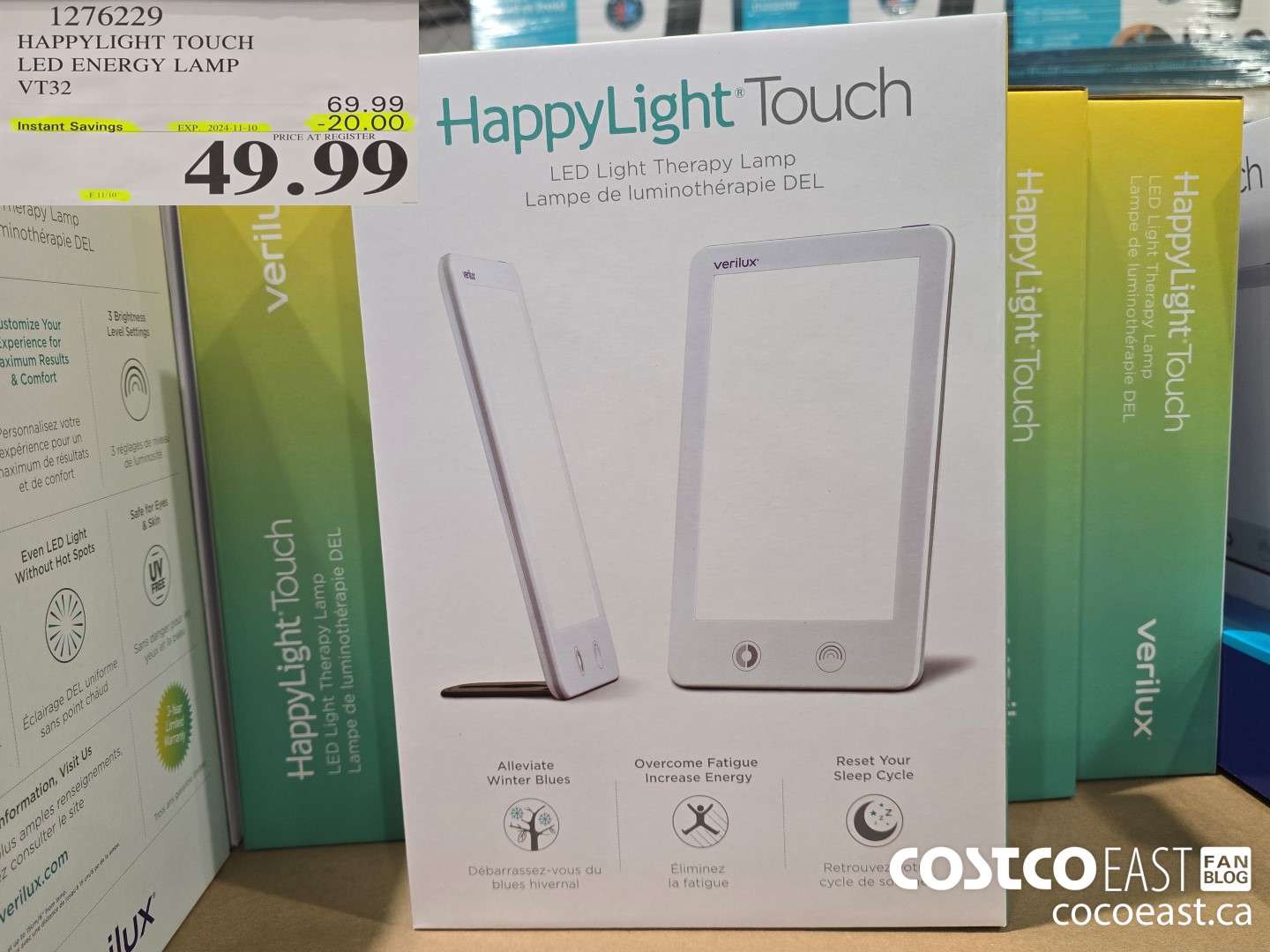 1276229 HAPPYLIGHT TOUCH LED ENERGY LAMP VT32 ($20.00 INSTANT SAVINGS EXPIRES ON 2024-11-10) $49.99
