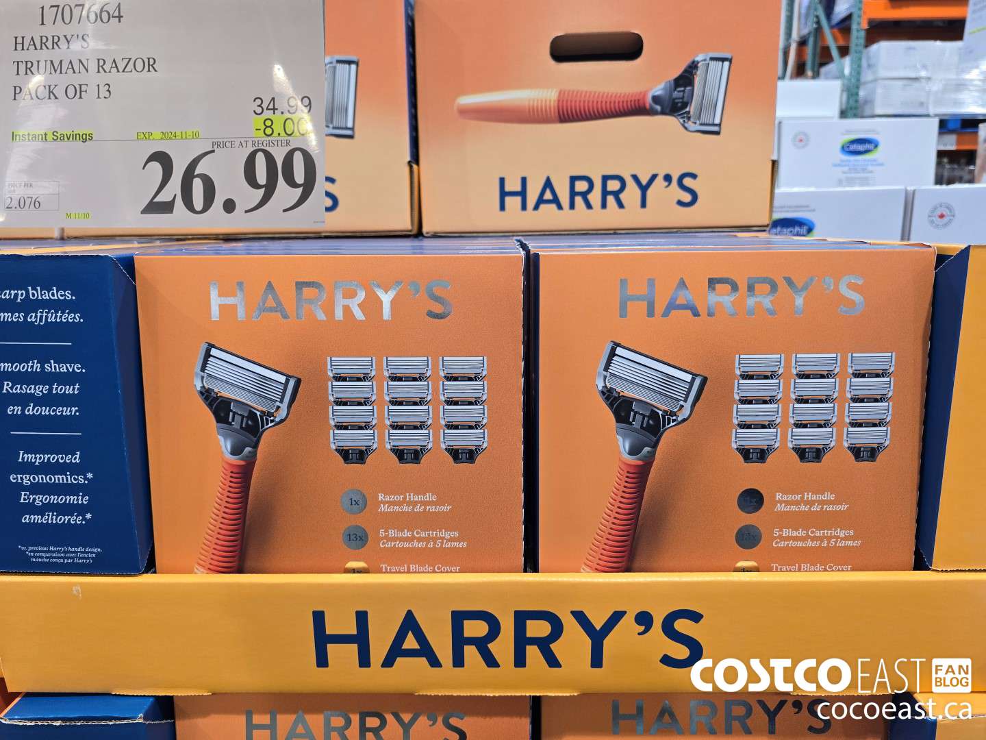 1707664 HARRY'S TRUMAN RAZOR PACK OF 13 ($8.00 INSTANT SAVINGS EXPIRES ON 2024-11-10) $26.99
