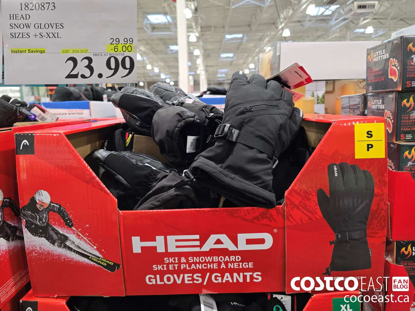 1820873 HEAD SNOW GLOVES SIZES + S-XXL ($6.00 INSTANT SAVINGS EXPIRES ON 2024-10-27) $23.99