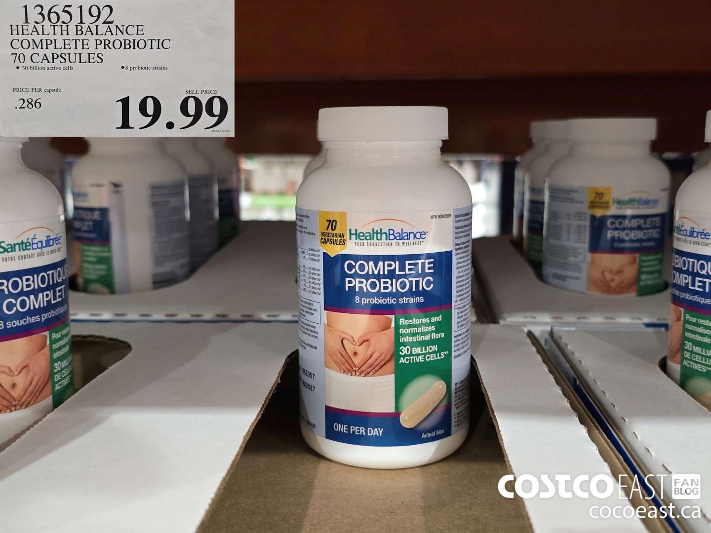 1365192 HEALTH BALANCE COMPLETE PROBIOTIC 70 CAPSULES $19.99