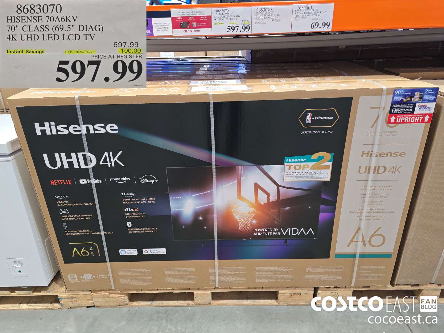 8683070 HISENSE 70A6KV 70