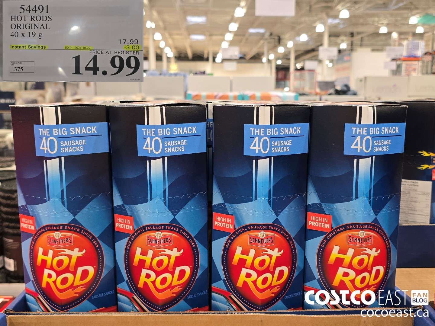 54491 HOT RODS ORIGINAL 40 x 19g ($3.00 INSTANT SAVINGS EXPIRES ON 2024-08-25) $14.99