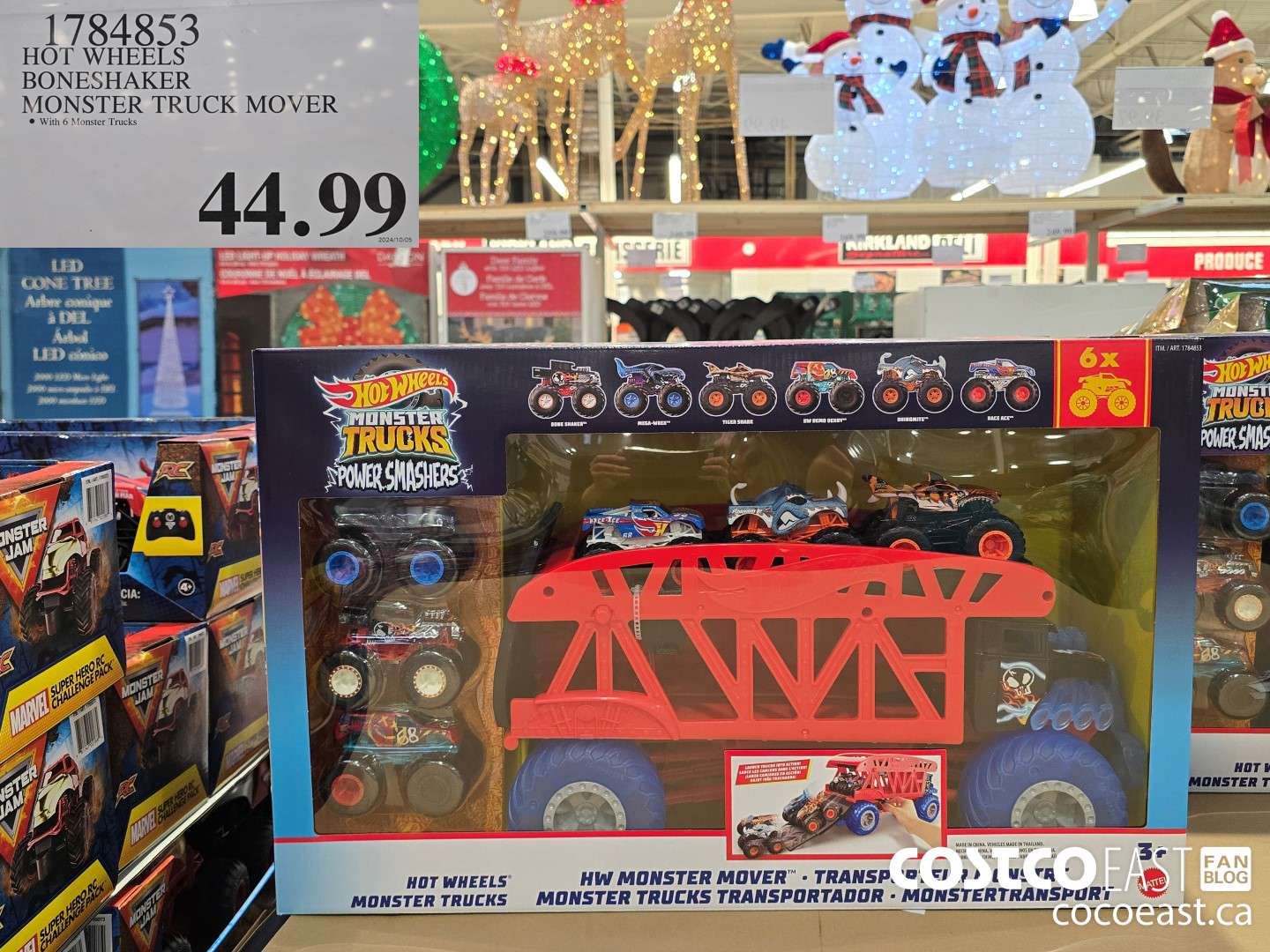 1784853 HOT WHEELS BONESHAKER MONSTER TRUCK MOVE $44.99