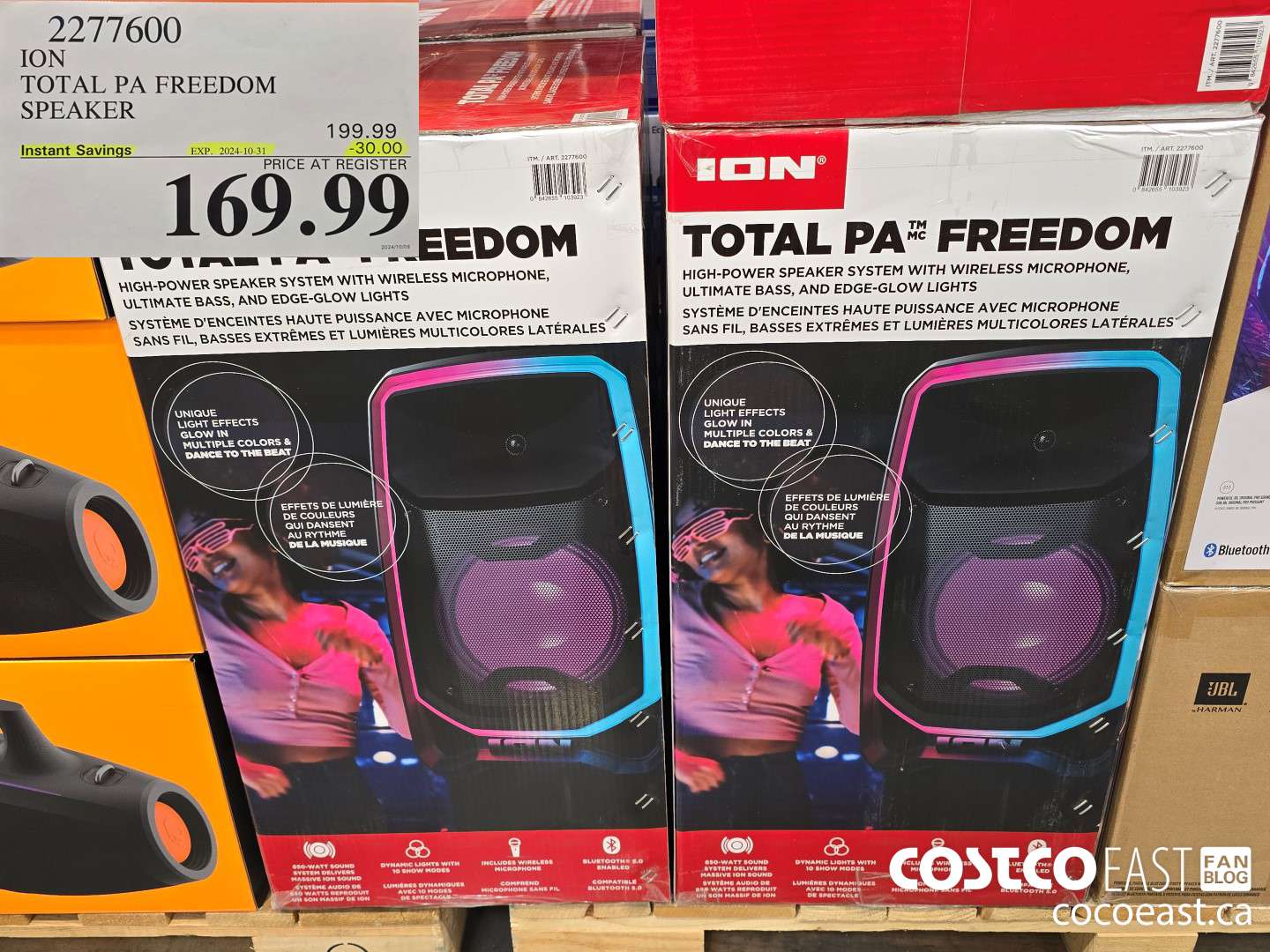 2277600 ION TOTAL PA FREEDOM SPEAKER ($30.00 INSTANT SAVINGS EXPIRES ON 2024-10-31) $169.99