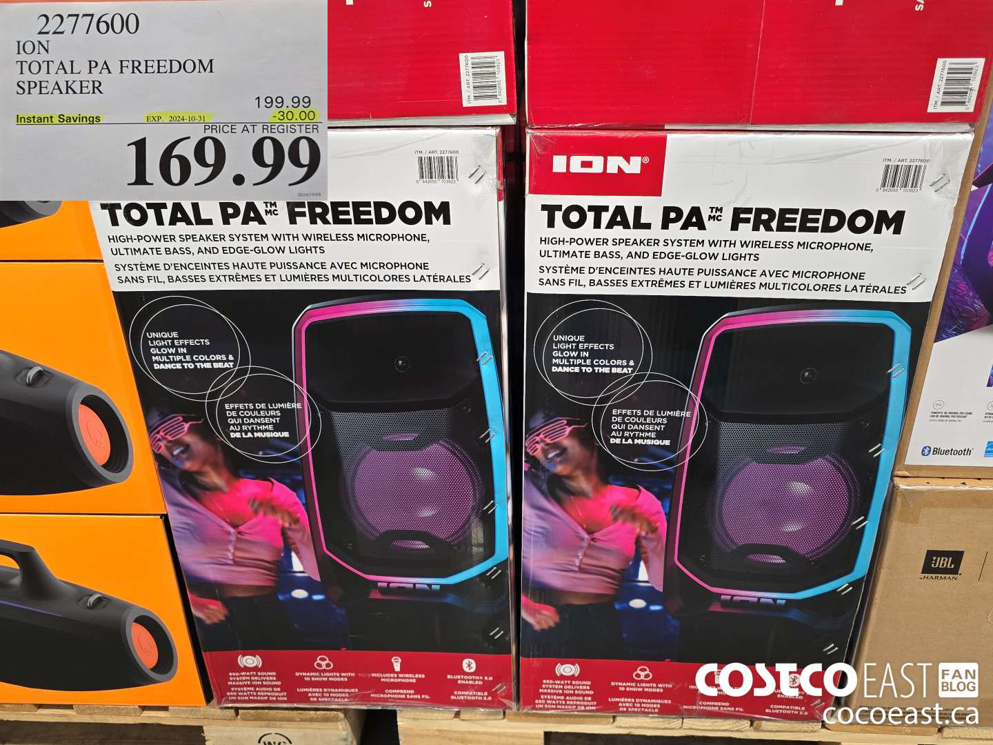 2277600 ION TOTAL PA FREEDOM SPEAKER ($30.00 INSTANT SAVINGS EXPIRES ON 2024-10-31) $169.99