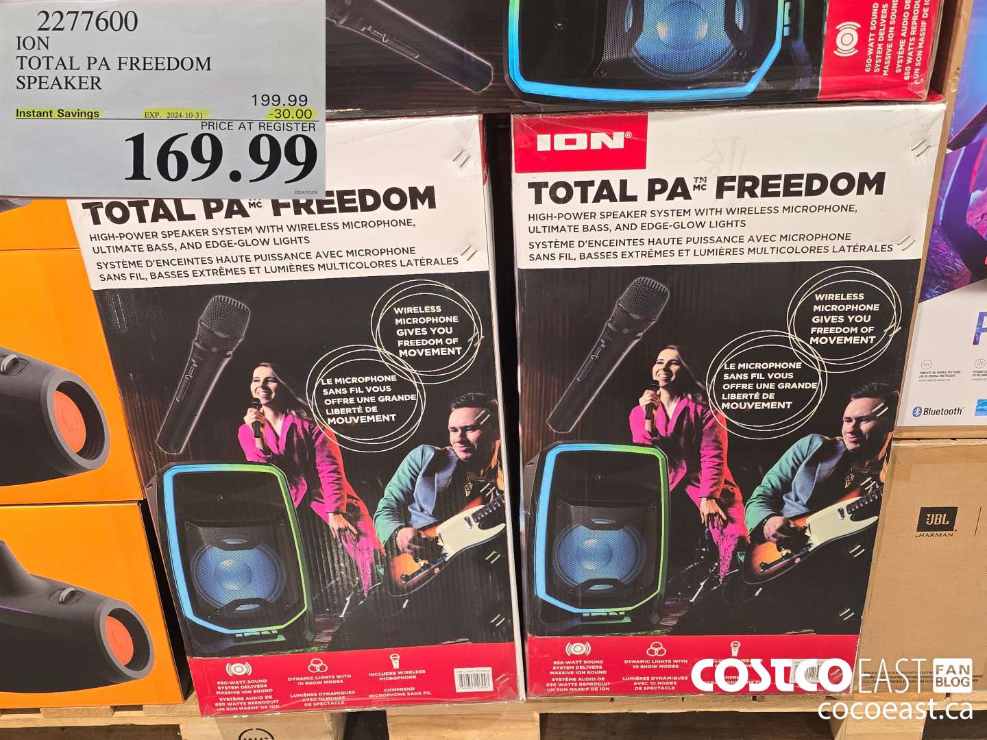 2277600 ION TOTAL PA FREEDOM SPEAKER ($30.00 INSTANT SAVINGS EXPIRES ON 2024-10-31) $169.99