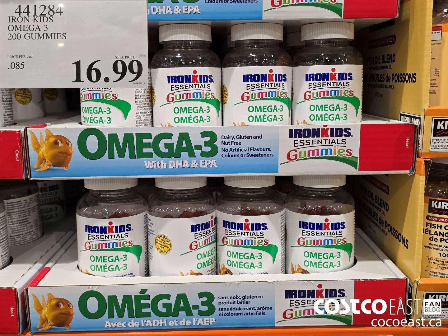 441284 IRON KIDS OMEGA 3 200 GUMMIES $16.99