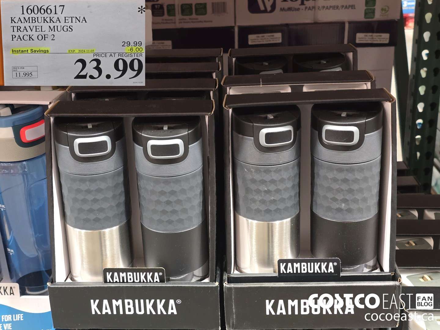 1606617 KAMBUKKA ETNA TRAVEL MUGS PACK OF 2 ($6.00 INSTANT SAVINGS EXPIRES ON 2024-11-03) $23.99