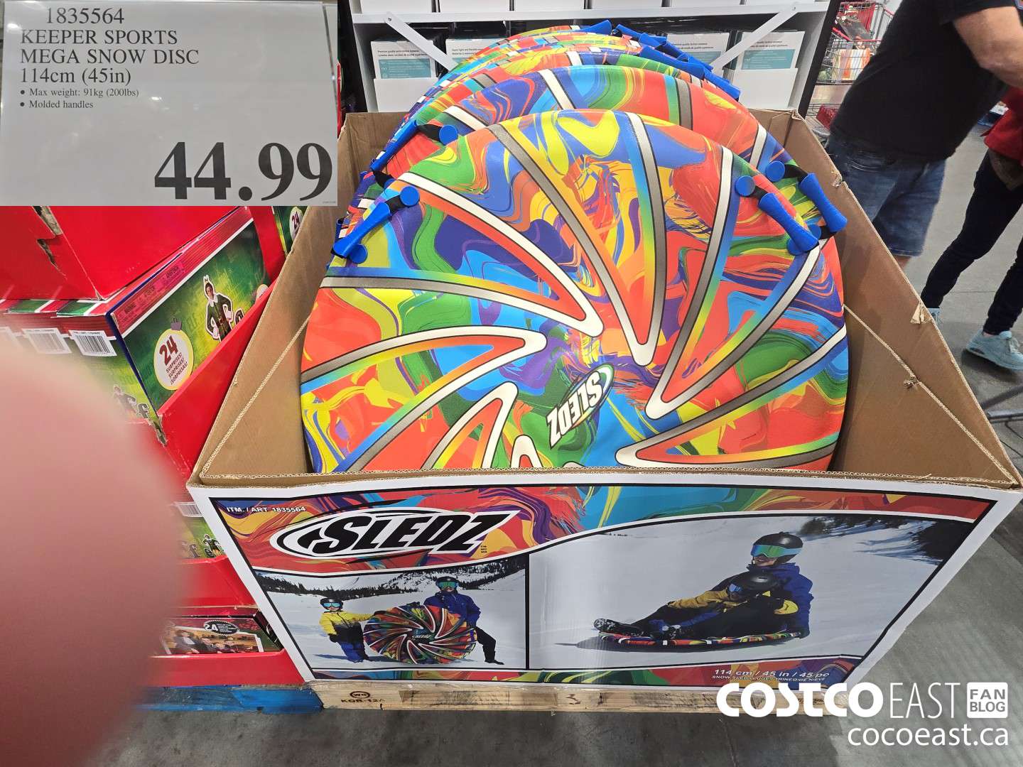 1835564 KEEPER SPORTS MEGA SNOW DISC 114CM (45 IN) $44.99