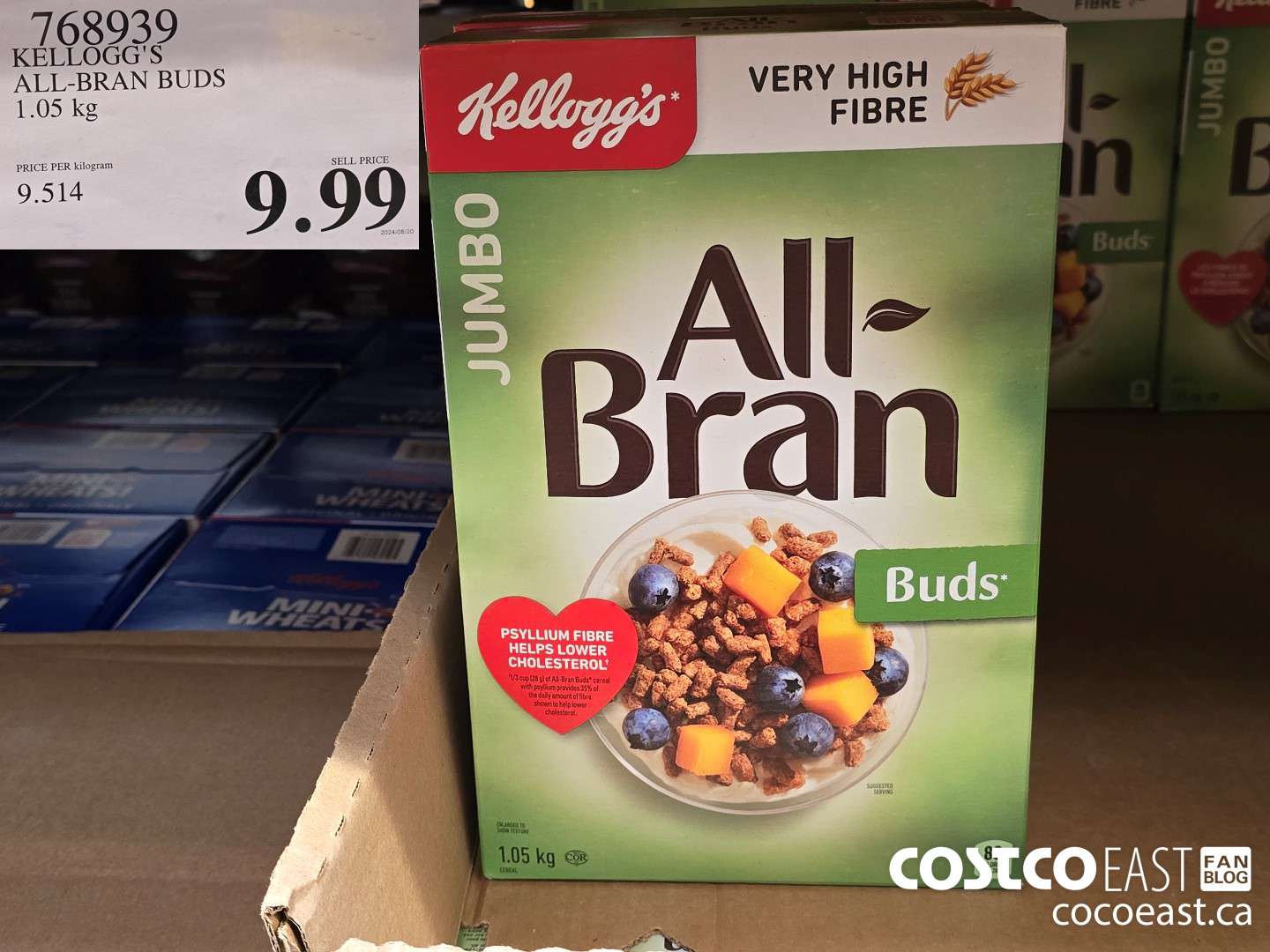 768939 KELLOGG'S ALL-BRAN BUDS 1.05 kg $9.99