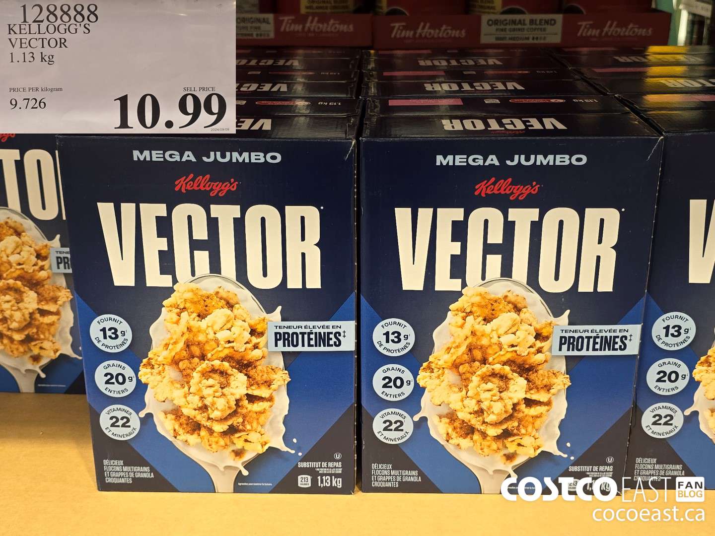 128888 KELLOGG'S VECTOR 1.13 KG $10.99