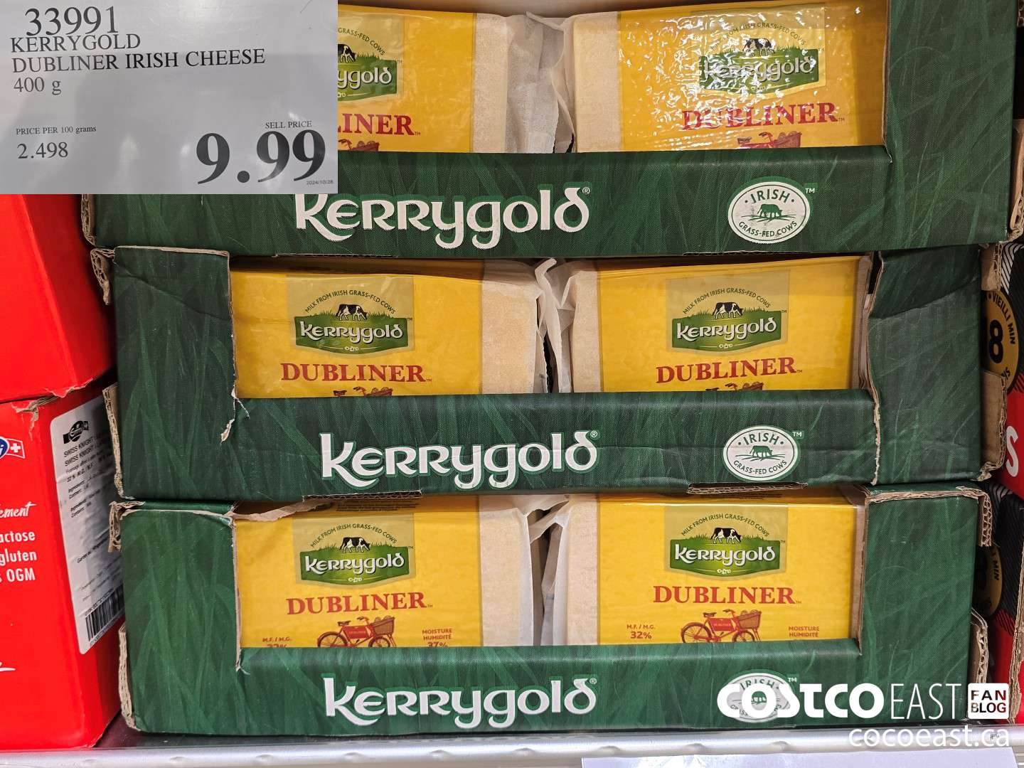 33991 KERRYGOLD DUBLINER IRISH CHEESE 400 g $9.99