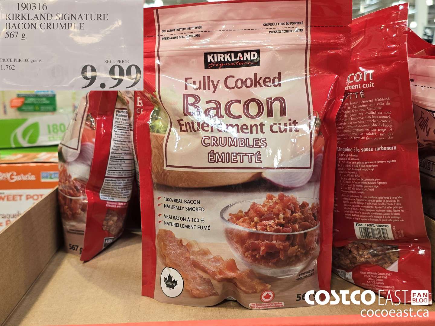 190316 KIRKLAND SIGNATURE BACON CRUMBLE 567 g $9.99