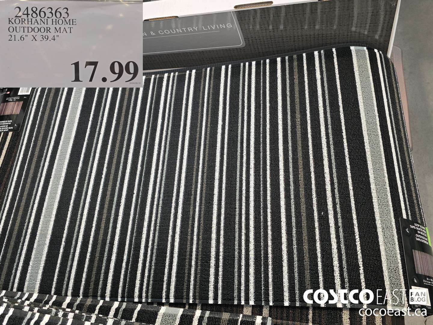 2486363 KORHANI HOME OUTDOOR MAT 21.6